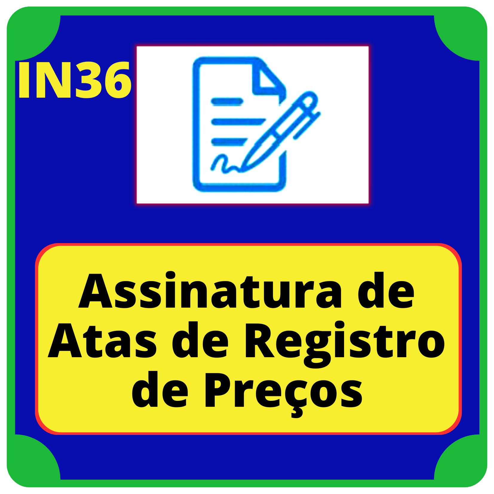 Assinatura de Atas de Registro de Preços