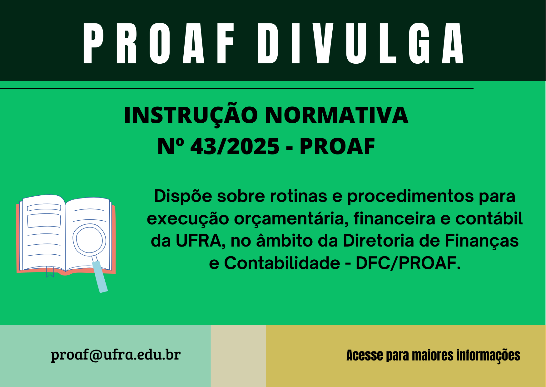 Procedimentos para execução orçamentária, financeira