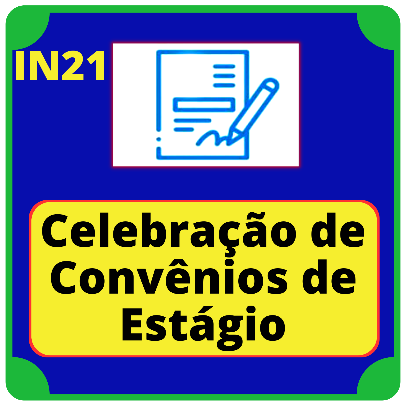 Celebração de Convênios de Estágio